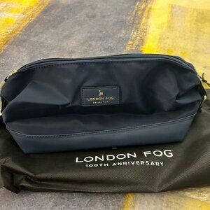 London Fog "Miles" Nylon Toiletry Bag – Navy – NEW with Tags
